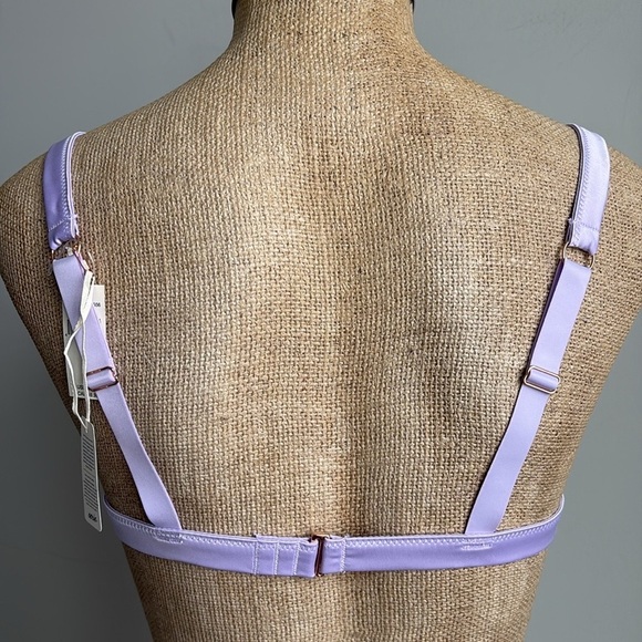 Aerie Sequin Floral Embroidery Bandeau Bra Large NEW! - Picture 8 of 8